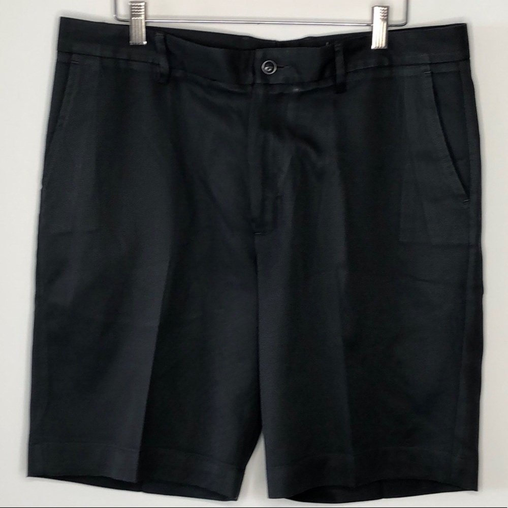 Greg Norman Collection Black Golf Shorts